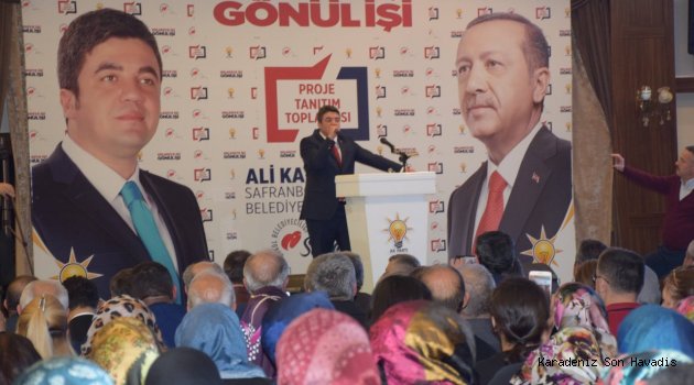 AK Parti Safranbolu Belediye Başkan Adayı Ali Kaya Projelerini Tanıttı