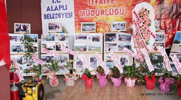 Alaplı' da itfaiye haftası düzenlenen çeşitli etkinliklerle kutlanıyor.