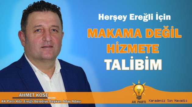 Av.Ahmet Köse Ereğli Halkının Yeni Yılını Kutladı