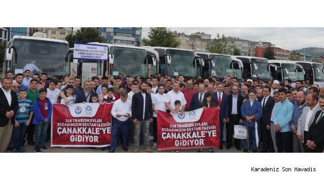 Başkan Gümrükçüoğlu 248 genci Çanakkale gezisine gönderdi