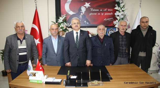 BAŞKAN KASAP MUHTARLARA VEDA ETTİ…