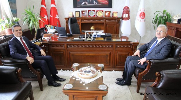 BAŞKAN KASAP, VEDA ZİYARETLERİNE DEVAM EDİYOR