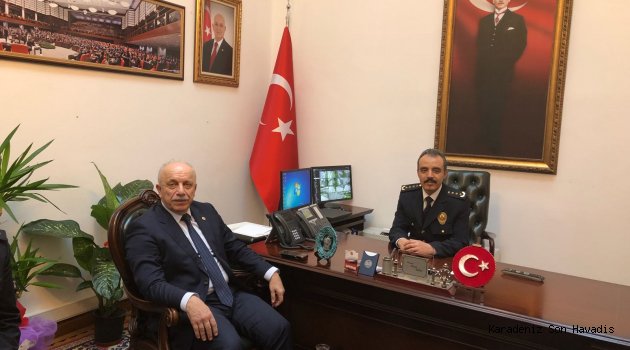 Başkan Özbakır'dan 10 Nisan Polis Haftası Ziyareti