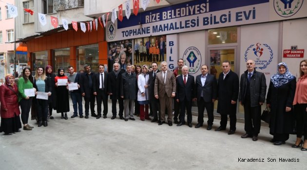 BİLGİ EVİ MERKEZİ 4. BİLGİSAYAR KURSUNU TAMAMLADI