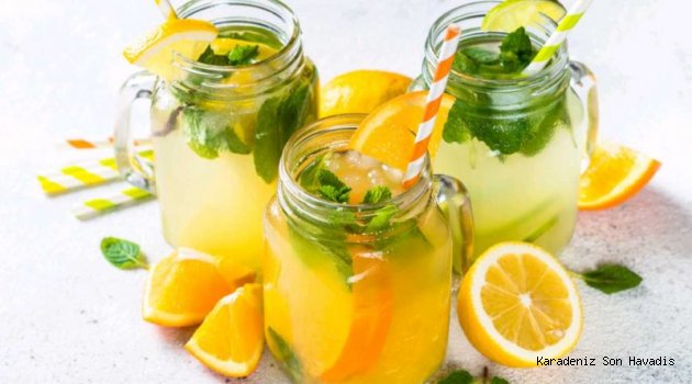  Böbrek taşı ağrısına, portakallı limonata...
