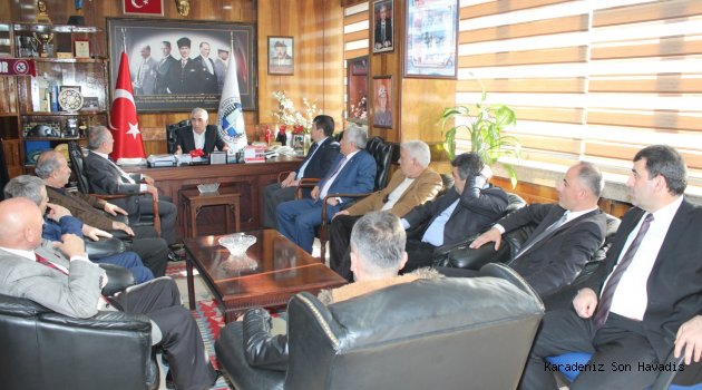 CHP Zonguldak Belediye Başkan Adayı Şanal, GMİS’İ Ziyaret Etti