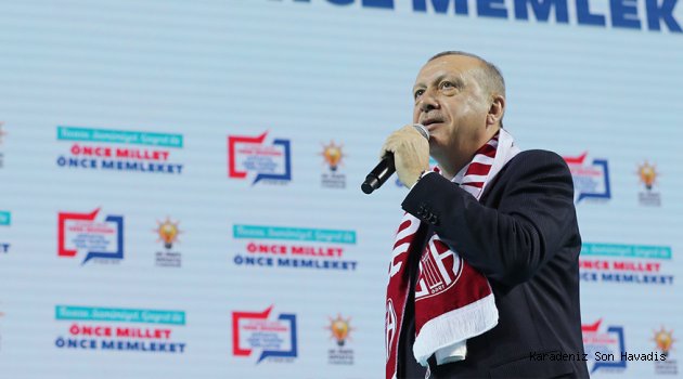 Cumhurbaşkanı Erdoğan, Antalya Belediye Başkan Adaylarını Tanıtım Toplantısı'na katıldı