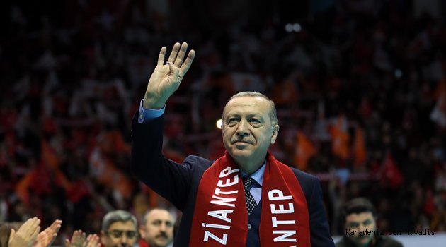 Cumhurbaşkanı Erdoğan, Gaziantep Belediye Başkan Adaylarını Tanıtım Toplantısı'na katıldı