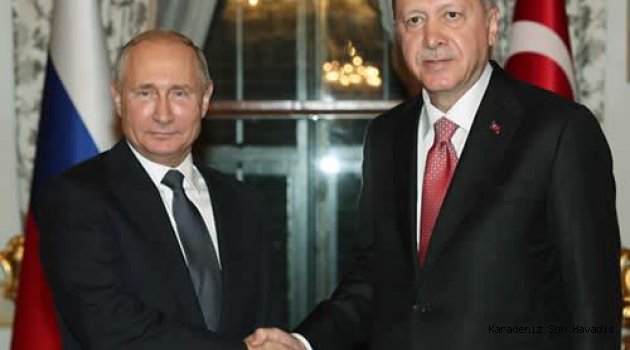 Cumhurbaşkanı Erdoğan, Rusya Devlet Başkanı Putin ile görüştü