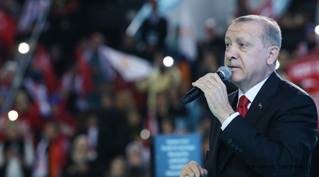 Cumhurbaşkanı Erdoğan, Samsun Aday Tanıtım Toplantısı'nda konuştu