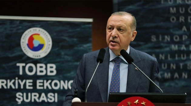 Cumhurbaşkanı Erdoğan, TOBB Ekonomi Şurası’na katıldı