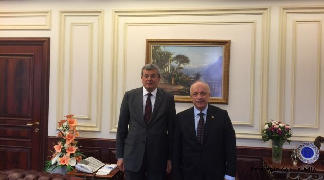 Milletvekili Özbakır ,Adalet Bakanı Müsteşarı Kenan İpek'i ziyaret etti