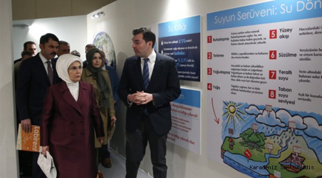 Emine Erdoğan, "Sen Durdurabilirsin" adlı geri dönüşüm sergisinin açılışını gerçekleştirdi