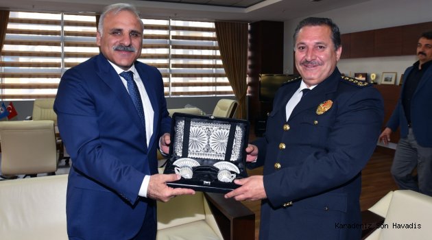 Emniyet Müdürü Çevik' den Başkan Zorluoğlu'na Hayırlı Olsun Ziyareti