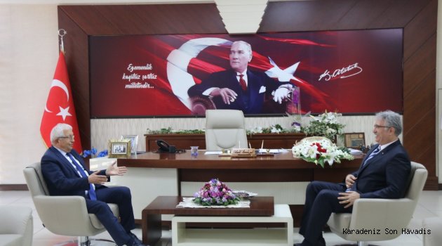 ERDEMİR GENEL MÜDÜRÜ, BAŞKAN POSBIYIK’I ZİYARET ETTİ