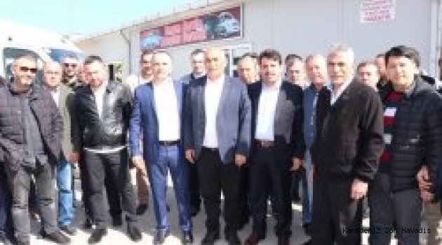 EROL ŞAHİN UMUM SERVİS ARAÇLARI DERNEĞİNİ ZİYARET ETTİ…