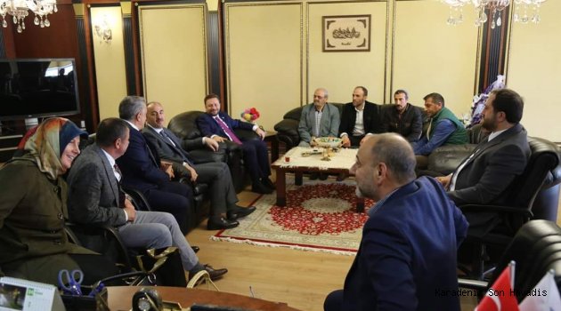 Genel Başkan Kansızoğlu' ndan Başkan Metin'e hayırlı olsun ziyareti