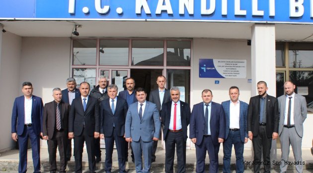 GMİS YÖNETİMİ, KANDİLLİ BELEDİYESİ’Nİ ZİYARET ETTİ