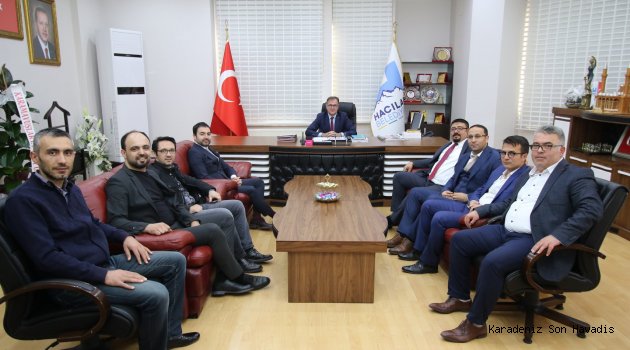 Hacılar Belediye Başkanı Bilal Özdoğan’a hayırlı olsun ziyaretleri devam ediyor.