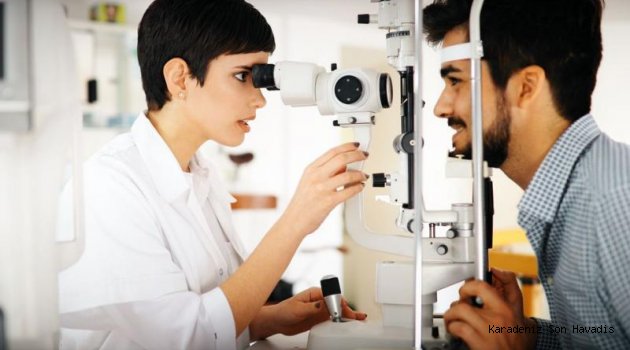  Hasarlı retina körlüğe neden olur