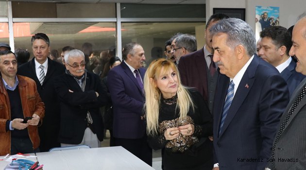 Hayati Yazıcı, Bolu Belediye Başkanlığı'nı ziyaret etti