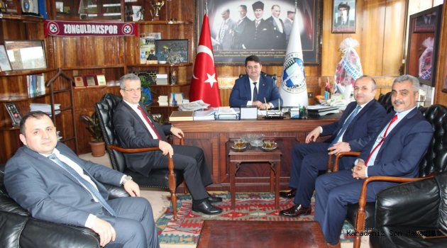 İl Sağlık Müdürü Güner ve Başhekim Tosun’dan GMİS’e Ziyaret
