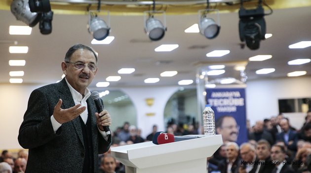 “İlçede kentsel dönüşüm çalışmaları kapsamında evleri yıkılan vatandaşların evlerini 5 yıl içinde teslim edeceğiz”
