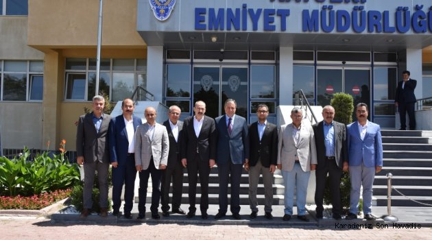 Kayseri Ticaret Odası Yönetiminden İl Emniyet Müdürlüğü’ne Ziyaret