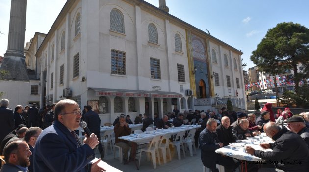 Muhteşem camiye yakışır çevre düzenlemesi hizmete girdi