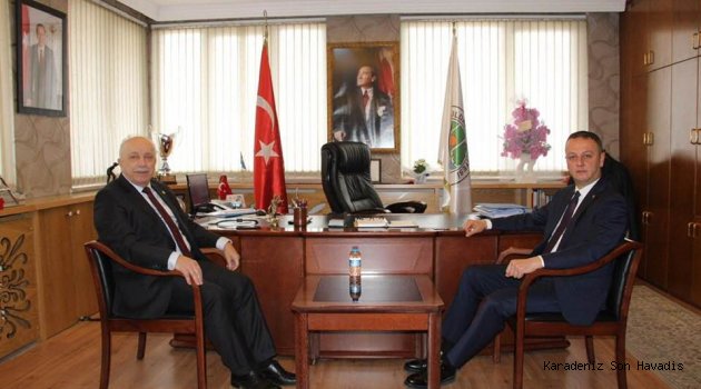 Özbakır'dan Başkan Alan'a hayırlı olsun ziyareti