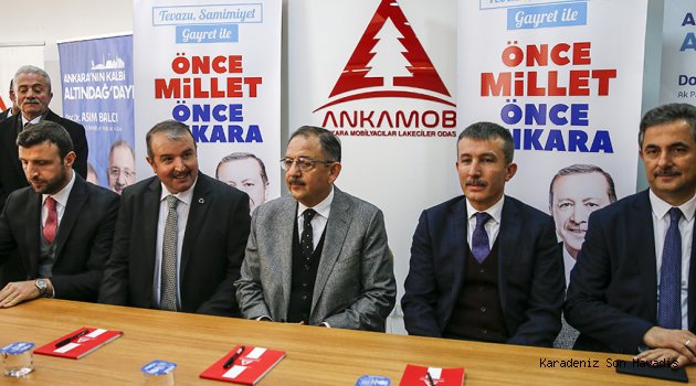Özhaseki, mobilyacı esnafıyla buluştu