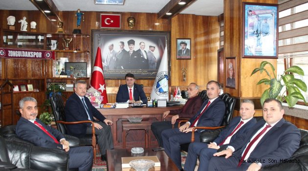 Polat Türkmen’den GMİS Genel Başkanı Yeşil’e Tebrik Ziyareti