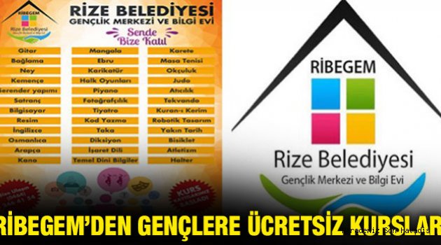 RİBEGEM’DEN GENÇLERE ÜCRETSİZ KURSLAR