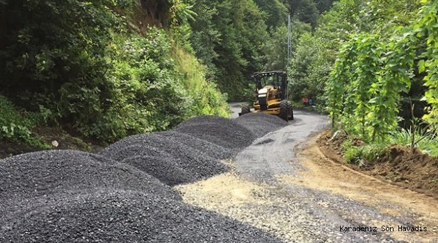 Rize Belediyesi’nden Mahalle Yollarına İyileştirme