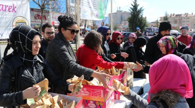 Safranbolu Belediyesinden Kandil Simidi İkramı