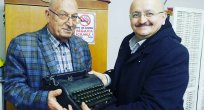 1920 MODEL TARİHİ DAKTİLOSUNU ZİYARETE AÇTI