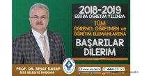 BAŞKAN KASAP’TAN YENİ EĞİTİM-ÖĞRETİM YILI MESAJI