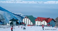Erzurum’da düşen ilk kar kayak sezonunu başlattı!