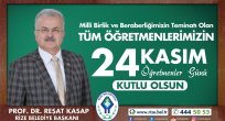 BAŞKAN KASAP’TAN ÖĞRETMENLER GÜNÜ MESAJI