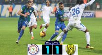 ÇAYKUR RİZESPOR 1-1 MKE ANKARAGÜCÜ