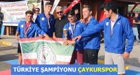 Çaykurspor Tunceli Munzur'da Rafting Açık Yaş Birincisi Oldu