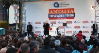 Cumhurbaşkanı Erdoğan, Antalya Büyükşehir Belediyesine Ait Tesis ve Hizmetlerin Toplu Açılış Töreni'ne katıldı