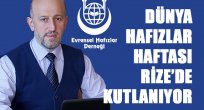 Dünya Hafızlar Haftası Rize'de kutlanıyor