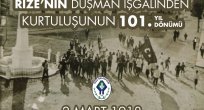 Kasap, 2 Mart Rize’nin kurtuluşunun 101. yıl dönümünü kutladı