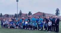 KURTULUŞ İLKOKULU İKİNCİ SINIF ÖĞRENCİLERİ ÇAYKURSPOR İDMANINDA
