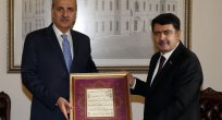 Numan Kurtulmuş, Ankara Valisi Vasip Şahin’i ziyaret etti