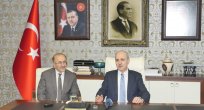 Numan Kurtulmuş, Başkan Gümrükçüoğlu’nu ziyaret etti