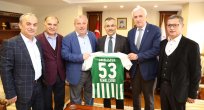 Rize Valisi Kemal Çeber, Çayelispor Yönetimini Kabul Etti