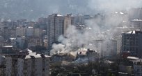 Rize'de Korkutan Yangın