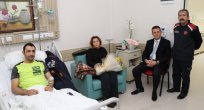 Ürkmezer’den Karababa’ya Geçmiş Olsun Ziyareti